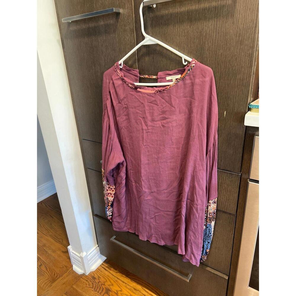 Easel tunic oversized blouse small new
